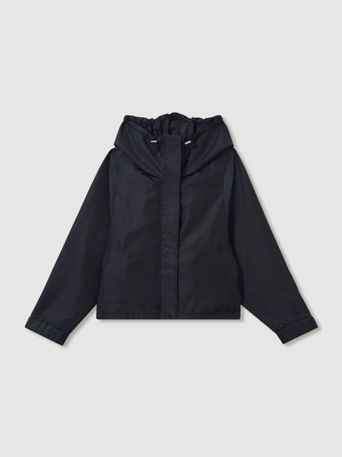 Technical Water-Repellent Hooded Jacket | Reiss US