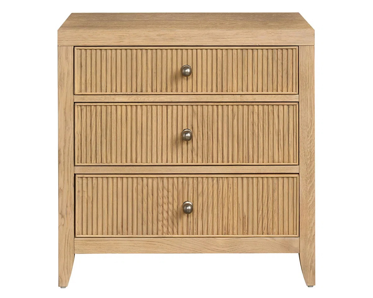 Caterina 3-Drawer Nightstand | Wayfair North America