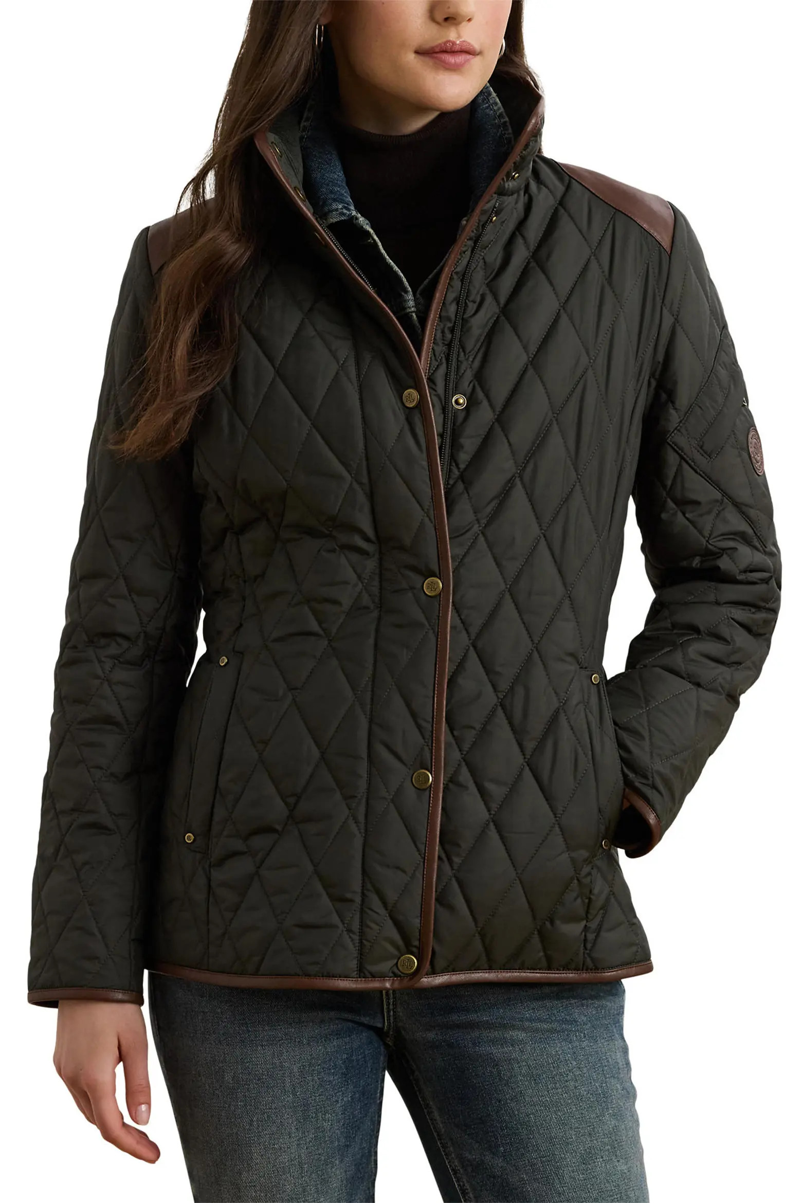 Houndstooth Quilted Barn Jacket (Women) | Nordstrom | Nordstrom