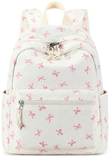 LEDAOU Mini Backpack Girls Toddler Cute Corduroy Small Backpack Purse for Women Teens Kids School Travel Shoulder Bag | Amazon (US)
