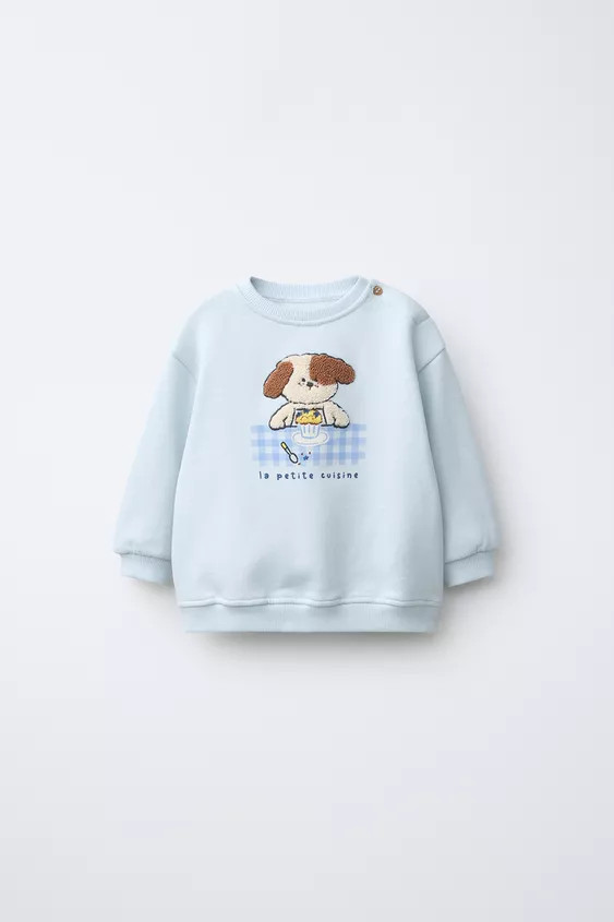 TERRY DOG SWEATSHIRT | Zara US