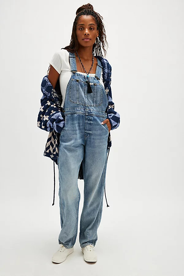 Lee Slim Straight Overalls | Free People (Global - UK&FR Excluded)