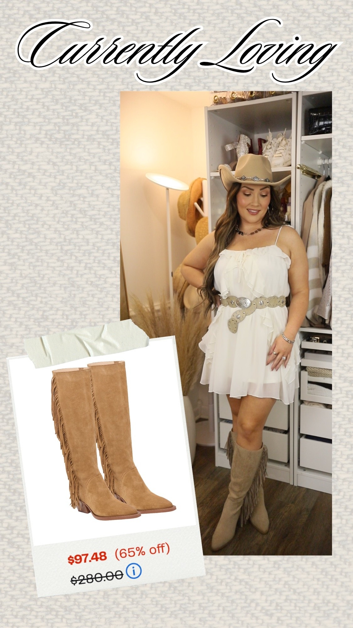 This is the cutest western-inspired outfit from Target, perfect for a country concert. It’s stylish with just the right mix of casual and cowgirl flair. The fringe boots are from Nordstrom Rack and are currently on major sale 🤠 

#LTKgrwm #LTKootd #LTKdayinmylife