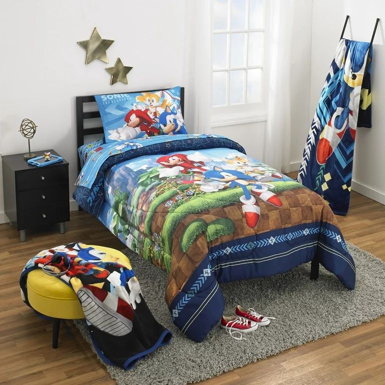 Sonic Kids Comforter Set, 2-Piece, Twin/Full, Reversible | Walmart (US)