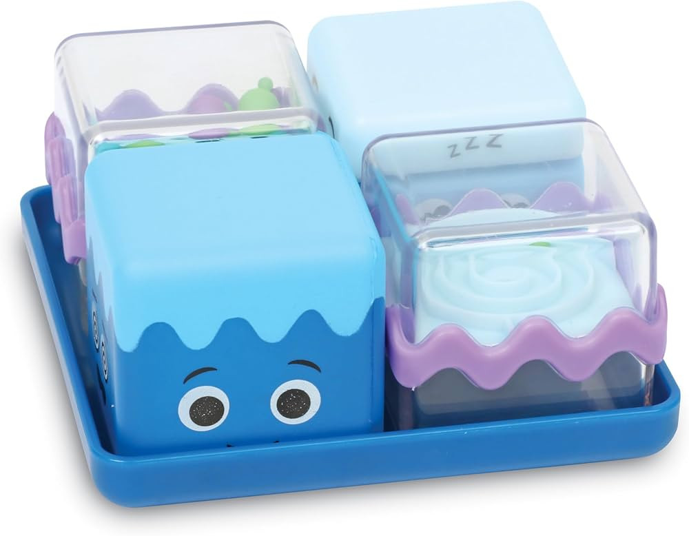 Learning Resources Cool Down Cubes Sensory Fidget Set, Fidgets for Kids, Sensory Toys for Toddler... | Amazon (US)