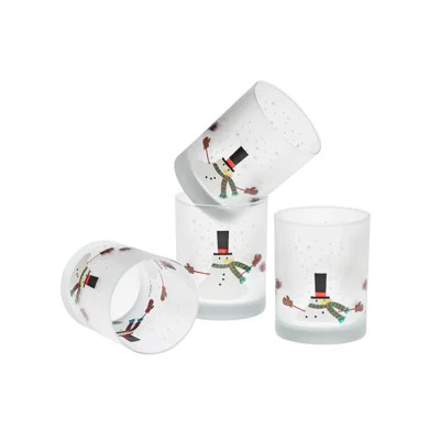 Culver Melting Snowman 14 oz. Whiskey Glass | Wayfair North America
