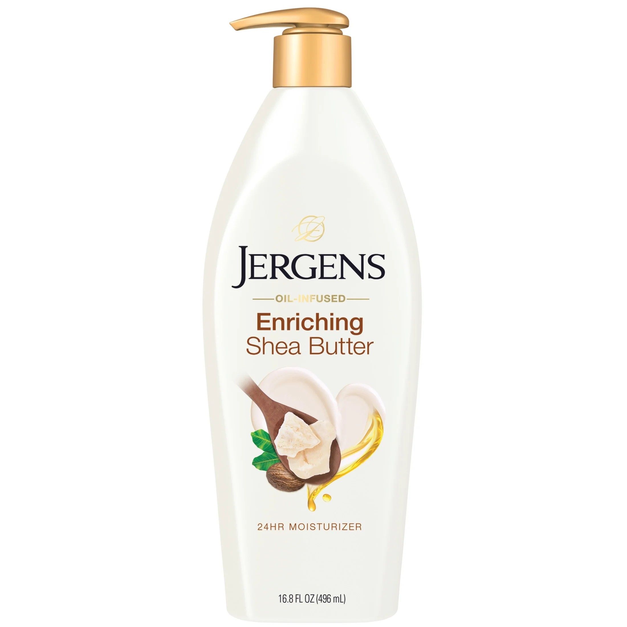 Jergens Shea Butter Butter Hand and Body Lotion, Dry Skin, Dermatologist Tested, 16.8 oz | Walmart (US)