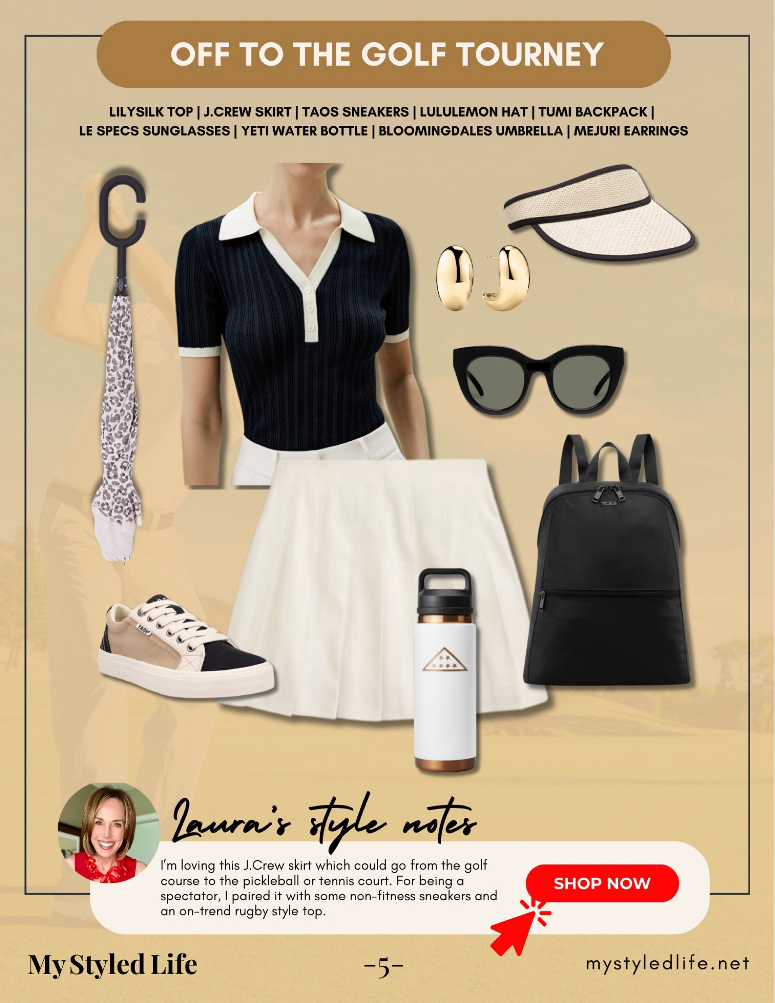 30 days of summer outfits: Off to the golf tourney

I’m loving this J.Crew skirt which could go from the golf course to the pickleball or tennis court. For being a spectator, I paired it with some non-fitness sneakers and an on-trend rugby style top.

#summerstyle #summeroutfit #golfoutfit

#LTKStyleTip #LTKSeasonal #LTKOver40