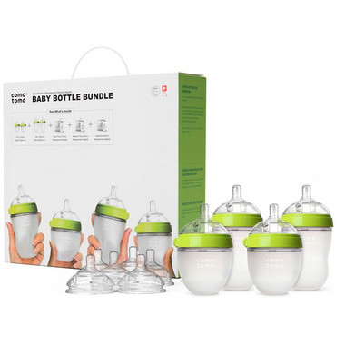 Como Tomo Baby Bottle Bundle Green | Well.ca