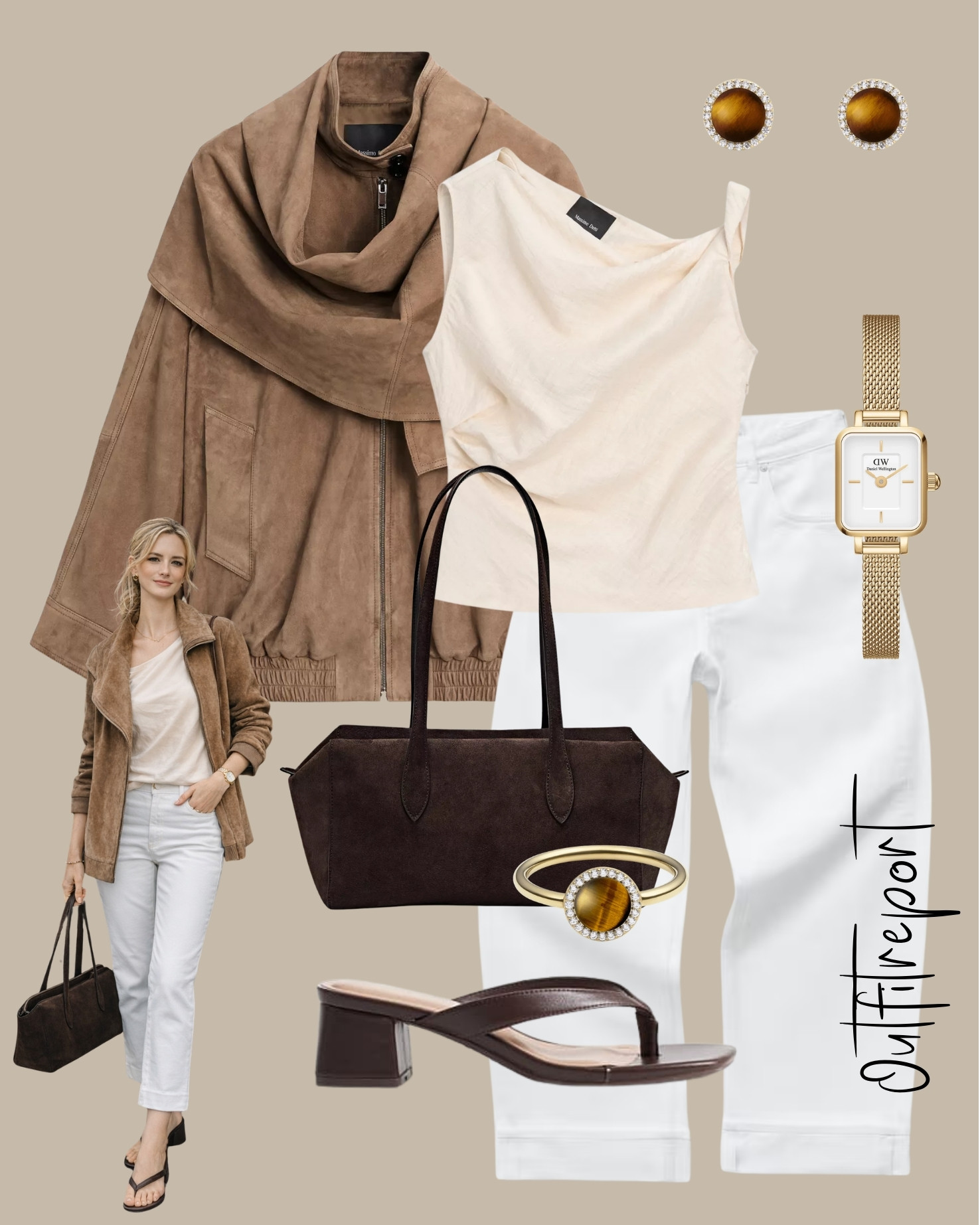 Cropped coat white jeans nice neutral top heeled sandals 

#LTKstyletip #LTKspring #LTKeurope