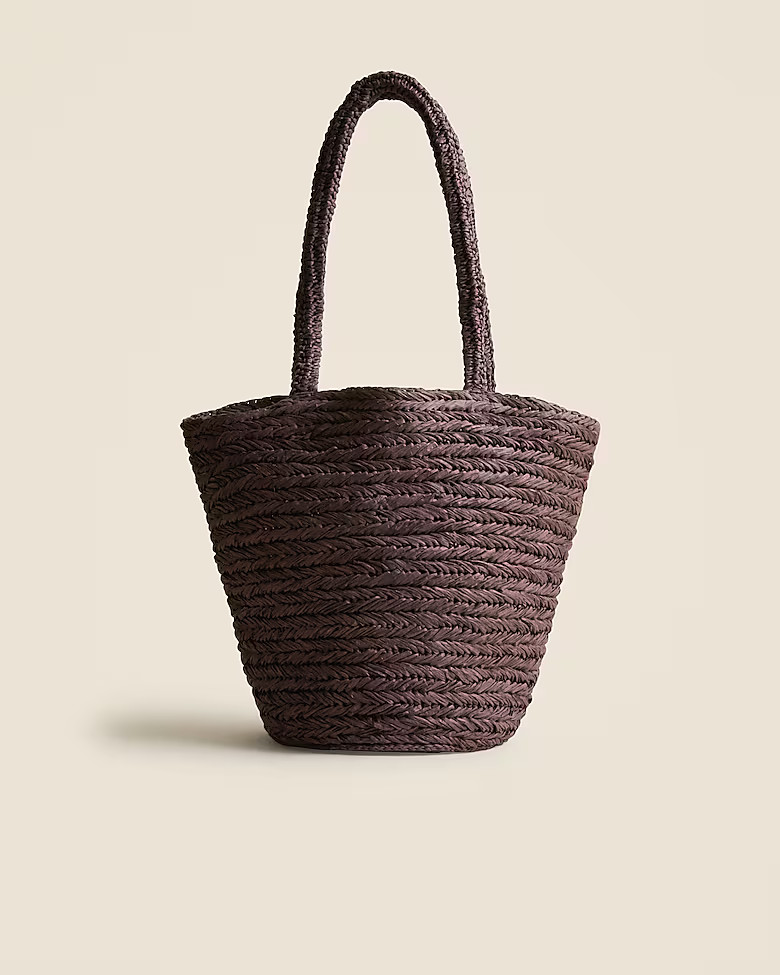 Malta handwoven straw tote | J. Crew US