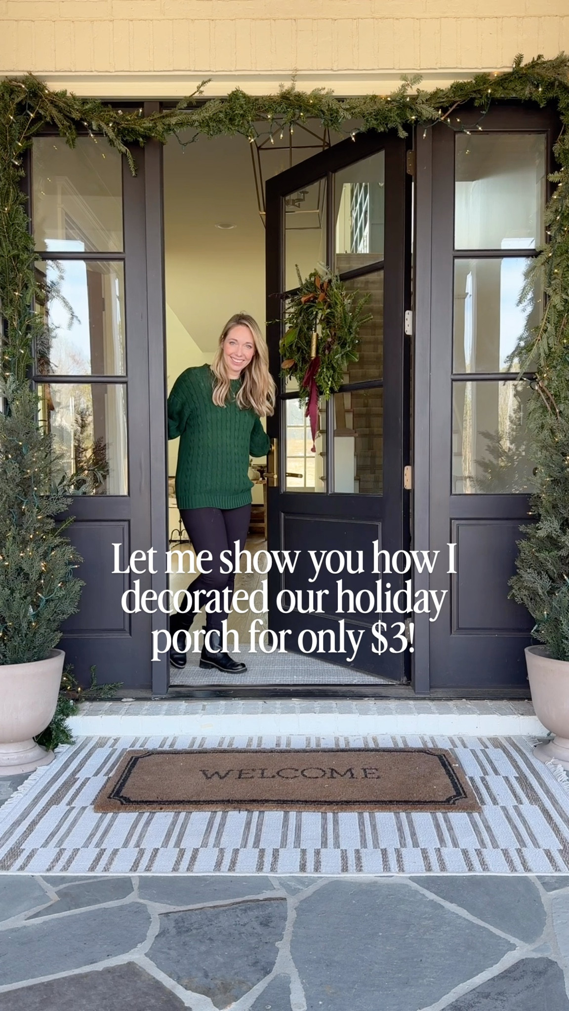 Holiday Front Porch Makeover 🎄
This year I kept our front porch natural and simple and DIY’d a live garland and wreath using fresh clippings from our local Christmas tree farm. With the exception of floral wire, everything used was something we already had on hand.

For the last 8–9 years, I’ve stopped by our tree farm and asked for the clippings they trim off the bottoms of the trees. I’ve always offered to pay, but each year they kindly help me load up as much as I need. I’ve made live wreaths in the past for our home and church, but this year my daughter & I decided to try our hand at garland for our front door — and I love the fresh, old-world feel it brings.

I also use the extra clippings for gift embellishments and simple arrangements around the house. They do dry out over time, but once they’re in place, they hold up beautifully for the few short weeks of December. 

Below I’ve linked what I used to create the look including our front porch decor. 🎄✨


#LTKHoliday #LTKHome #LTKSeasonal