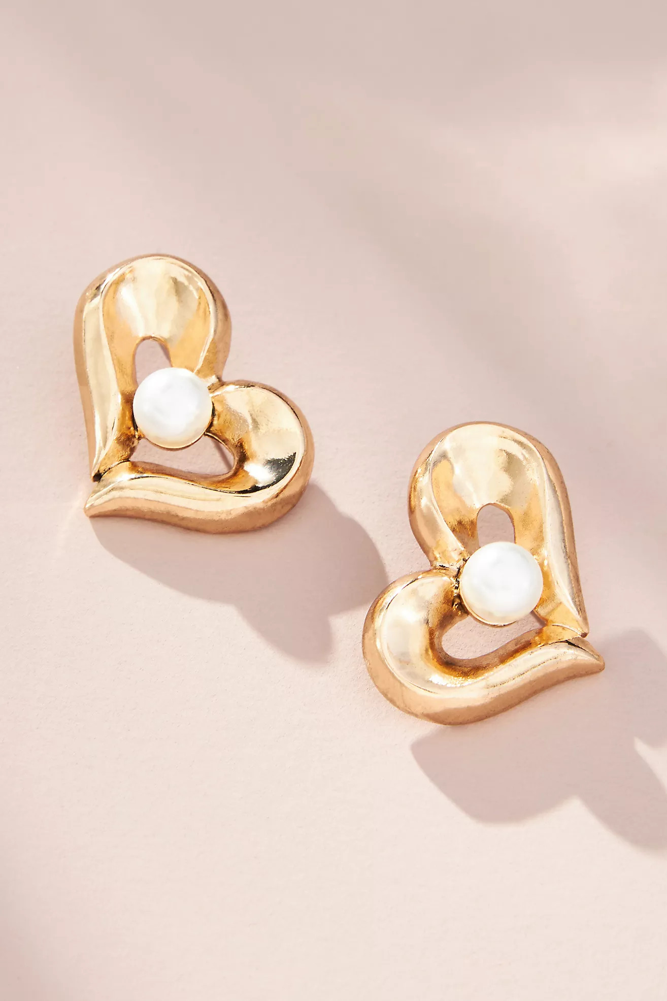 Heart Pearl Earrings | Anthropologie (US)