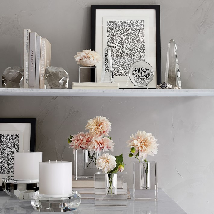 Crystal Block Vase | Williams-Sonoma