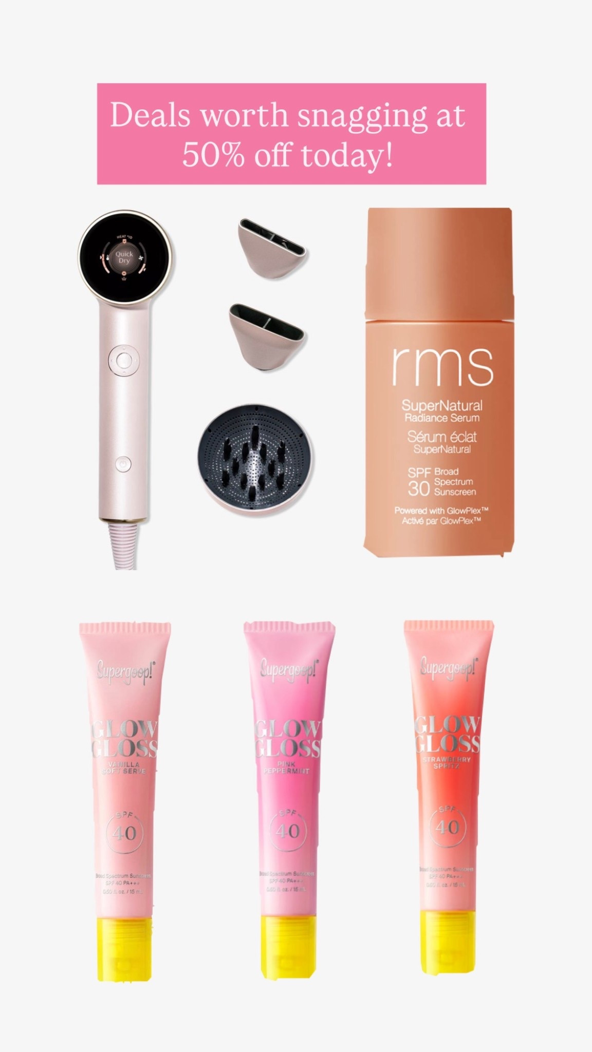 50% off at Ulta Today ❤️🛍️

#LTKSaleAlert #LTKOver40 #LTKBeauty