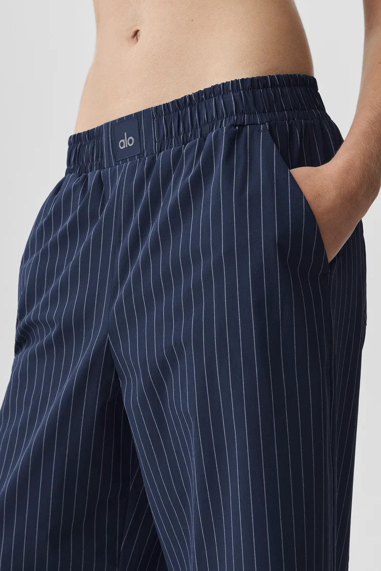 Pinstripe Daylight Boxer Pant (Regular) | Alo Yoga