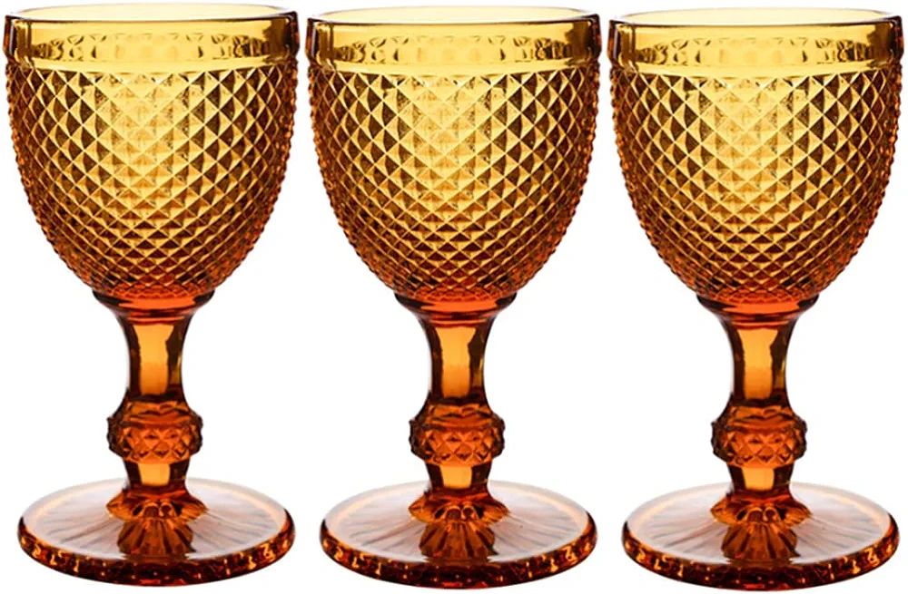 Wine Glasses set of 3 Red Wine Glass Goblets 10 oz for Party Wedding For any occasions drinks saf... | Amazon (US)