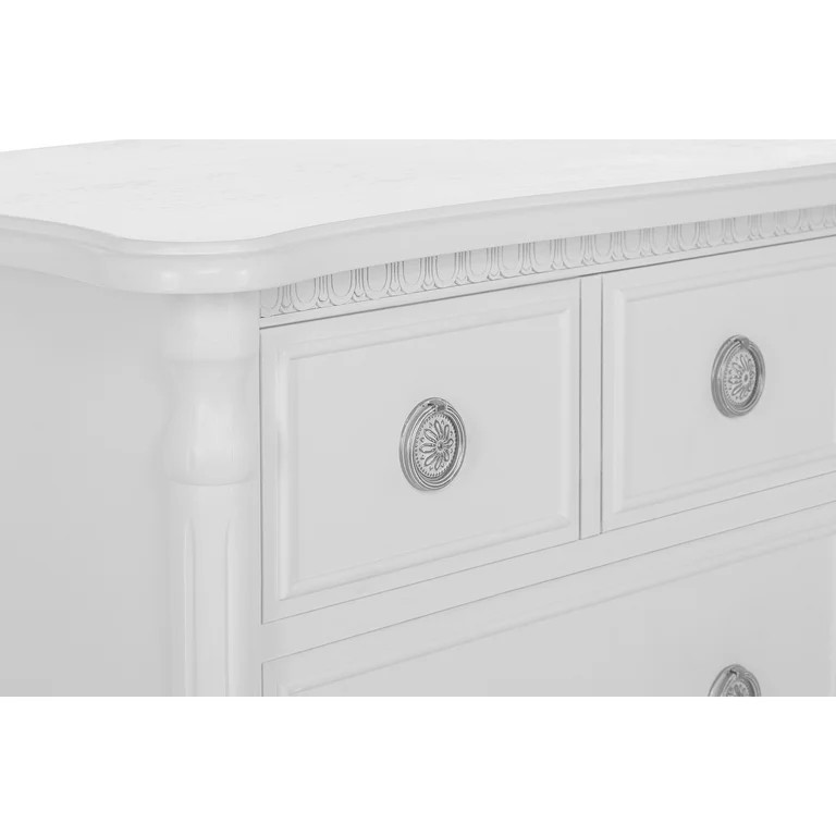 evolur Julienne Double Dresser - Brush White | Walmart (US)