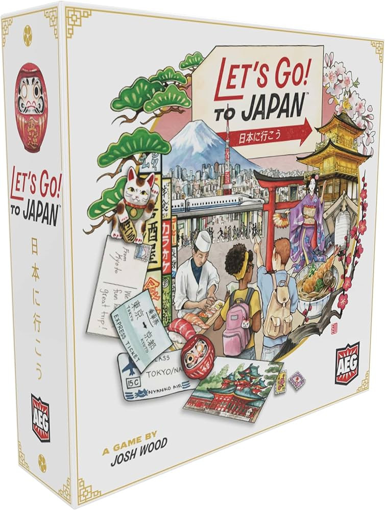 AEG Let's Go! to Japan Board Game | Storytelling & Travel Planning Strategy Card Game | Plan & Ex... | Amazon (US)
