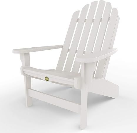 Original Pawleys Island White Durawood Essentials Adirondack Chair, Eco-Friendly Durawood, Stainl... | Amazon (US)