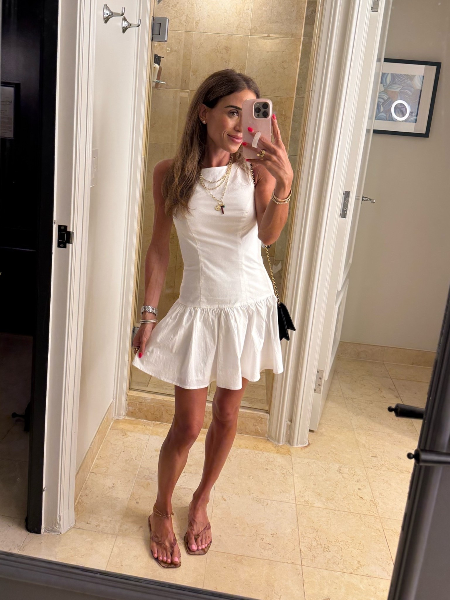 If you’re a bride to be, this white ruffle dress is perfect for bachelorette or honeymoon wearing smallest size

#LTKPetite #LTKWedding