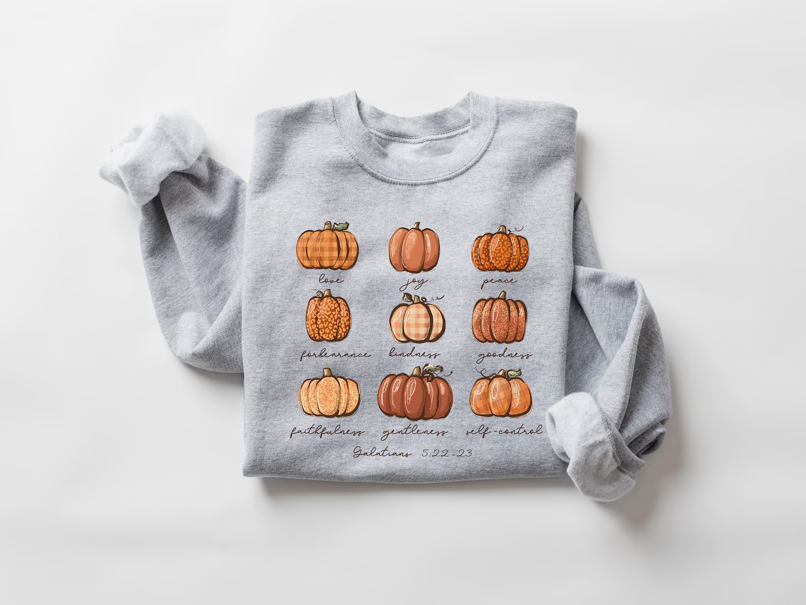 Pumpkin Shirt, Buffalo Plaid Pumpkin Shirt, Bible Verse Shirt, Christian Halloween Sweatshirt, Je... | Etsy (US)