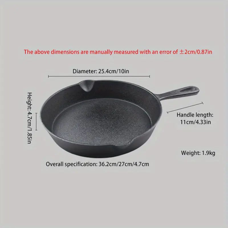 Cast Iron Frying Pan Non stick Pan Kitchen Frying Pan - Temu | Temu Affiliate Program