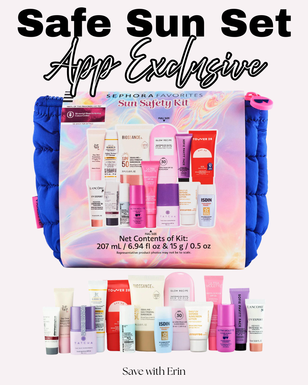 The Sephora Safe Sun Set is HERE! This always sells out and is one of our faves! I love trying out all the different sunscreens and having the small sizes for travel. It is exclusive to the Sephora App today. 

 #LTKselfcare #LTKSeasonal #LTKBeauty