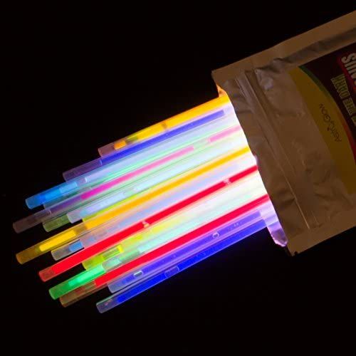 Astro Glow - Glow In The Dark Drinking Straws - 25 Pack - 9 Bright Assorted Colors - Glows up to ... | Amazon (US)