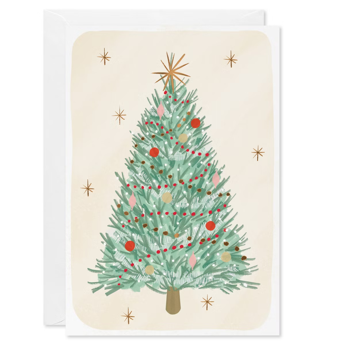 10ct Christmas Cards Boxed with Envelopes Decorated Christmas Tree | Target