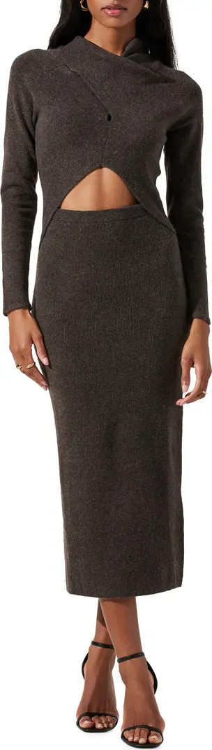 Spencer Cutout Long Sleeve Sweater Dress | Nordstrom Rack