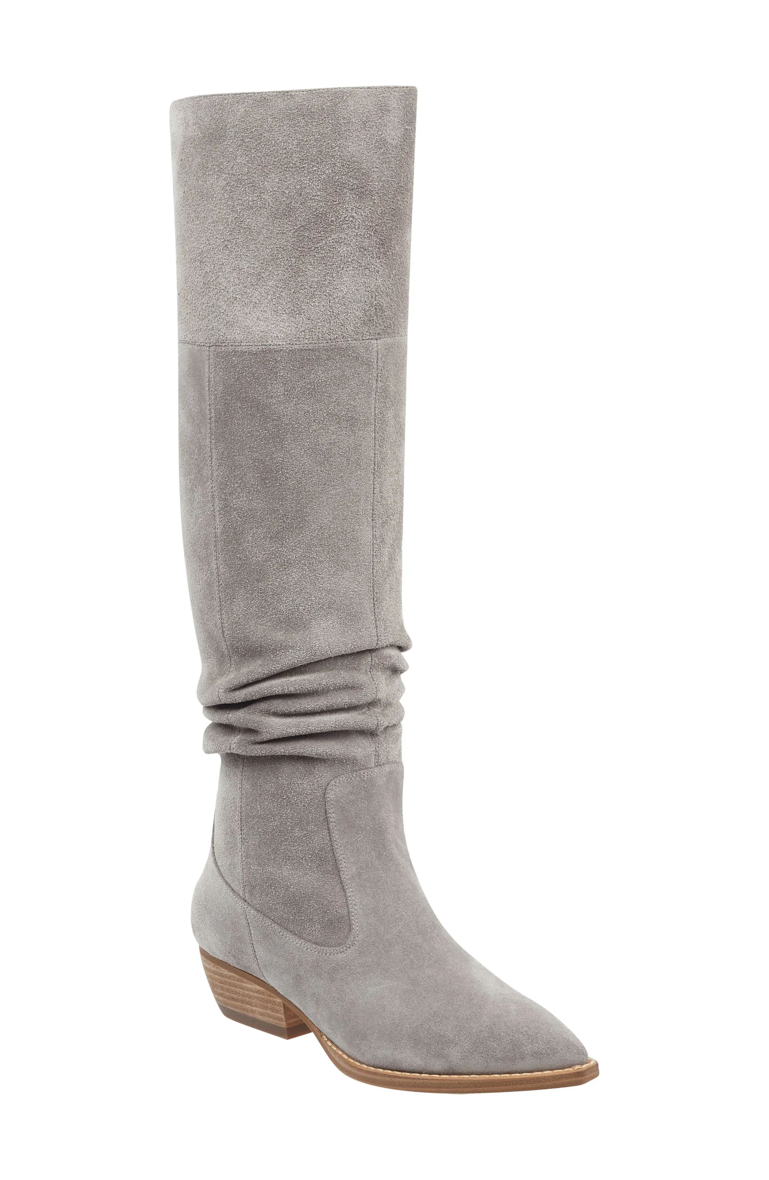 Women's Marc Fisher Ltd Ocea Over The Knee Boot, Size 6 M - Grey | Nordstrom