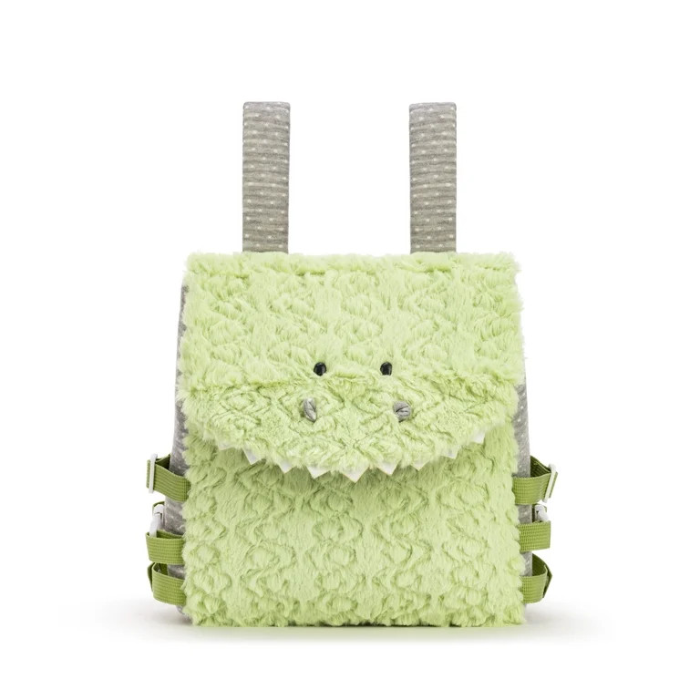 DEMDACO Green Dinosaur Buckle and Snap 10 inch Childrens Backpack | Walmart (US)