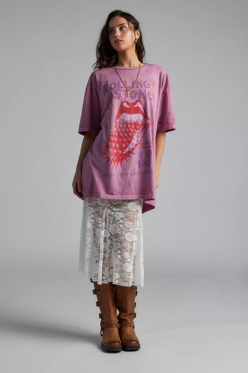 Rolling Stones Voodoo Lounge Oversized Tee | Urban Outfitters (US and RoW)