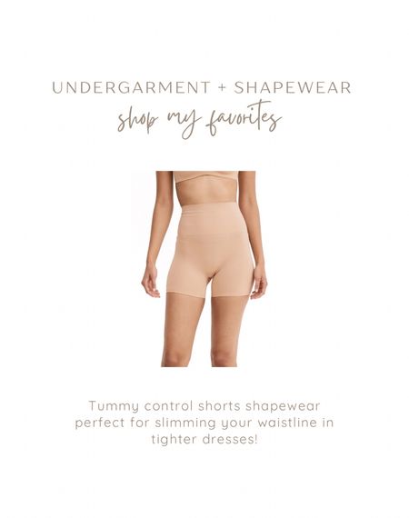 Shorts shapewear! No panty lines please! These are great to wear on their own under your dress. Sucks everything in comfortably and shorts just incase your dress flies up!

Undergarments, shapewear, dresses, fashion tips, fashion finds, vacation, date night 

#LTKMidsize #LTKStyleTip