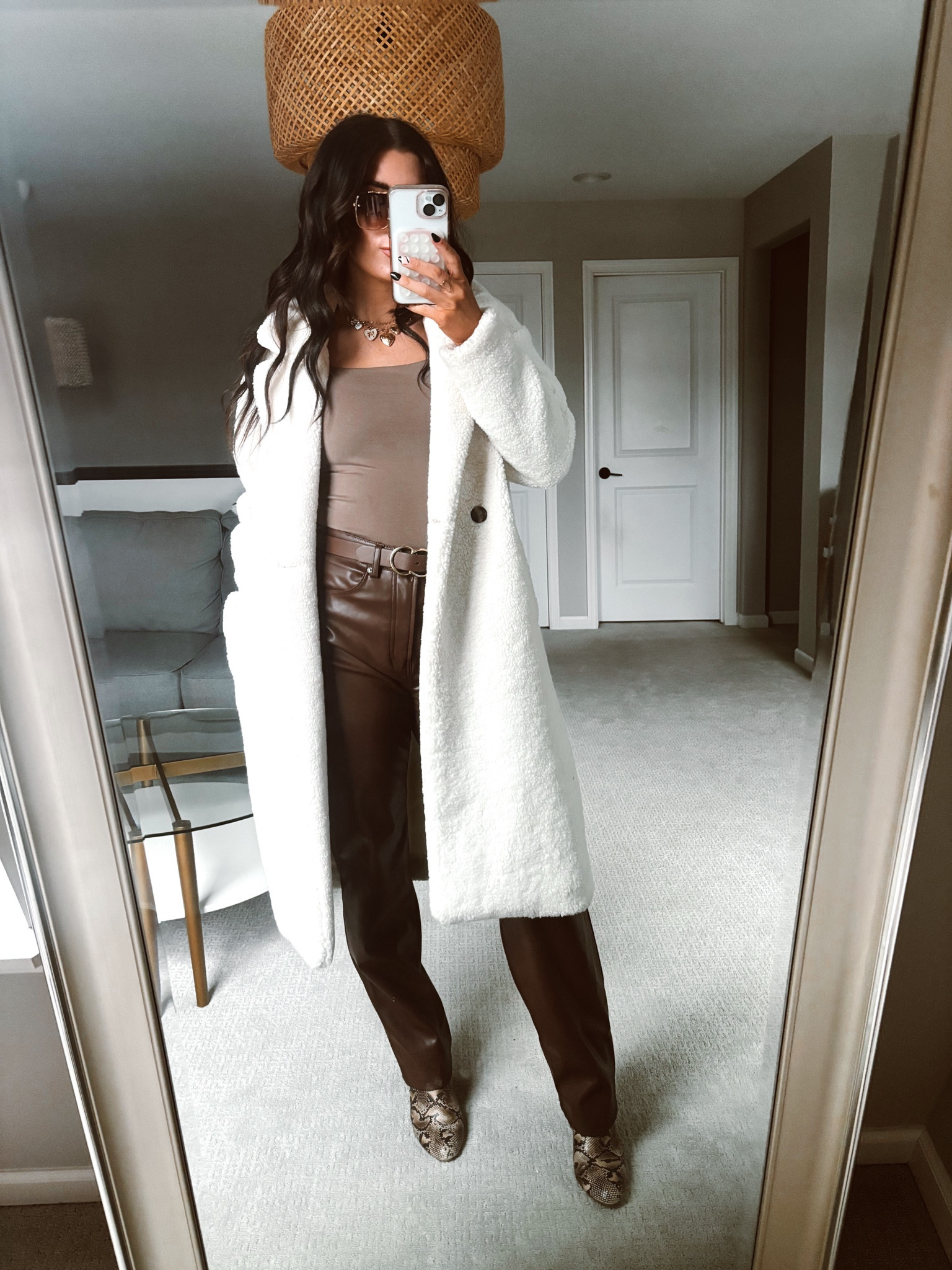 How to style the 2025 color of the year: mocha mouse! Love how this monochromatic look came together! 

#LTKFindsUnder50 #LTKStyleTip #LTKSeasonal