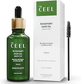 Rosemary Oil for Hair Growth, Vegan, Hair Strenghtening Oil, Dry Skin, Eyelashes and Eyebrow Grow... | Amazon (US)