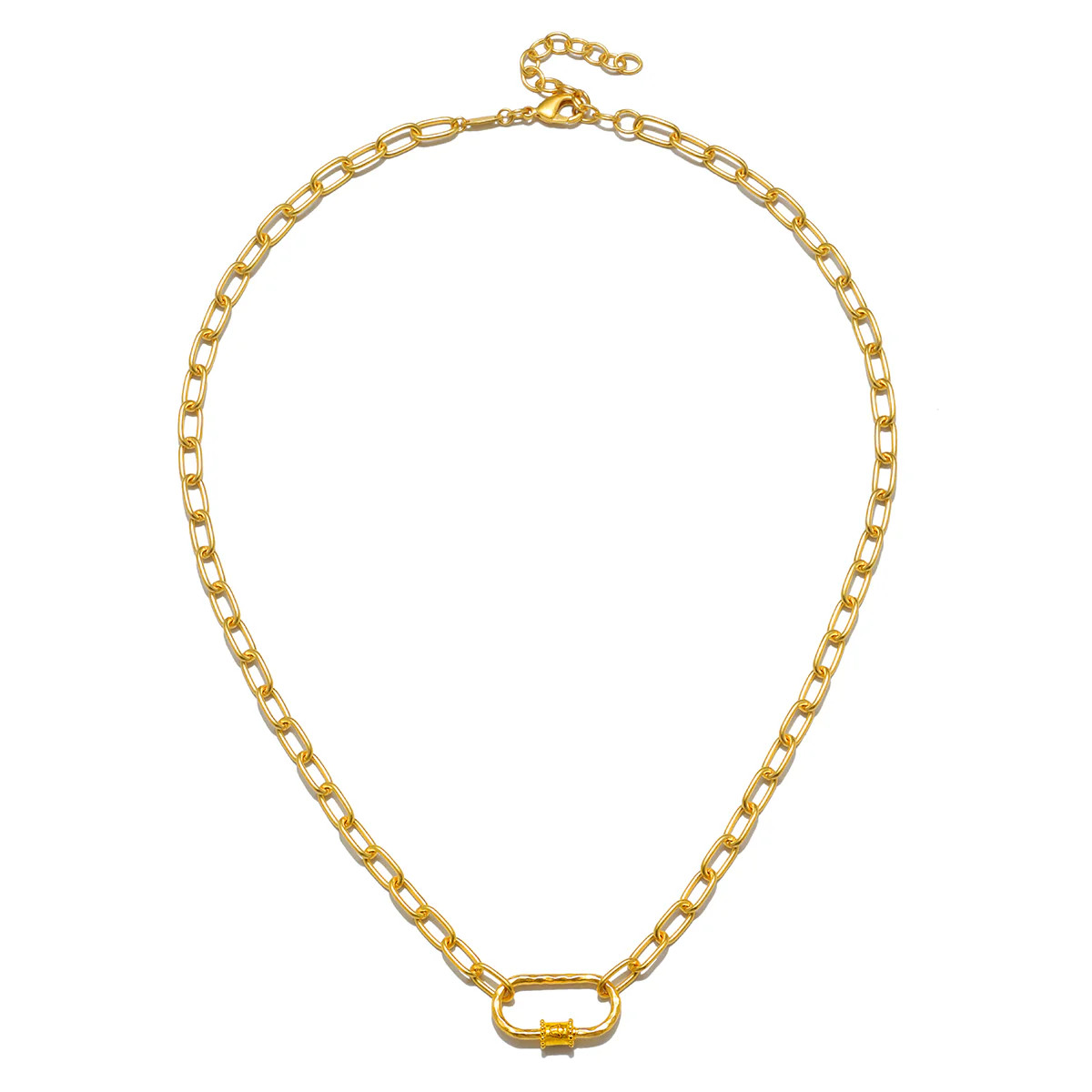 New Beginnings Lotus Charm Holder Necklace | Satya Jewelry