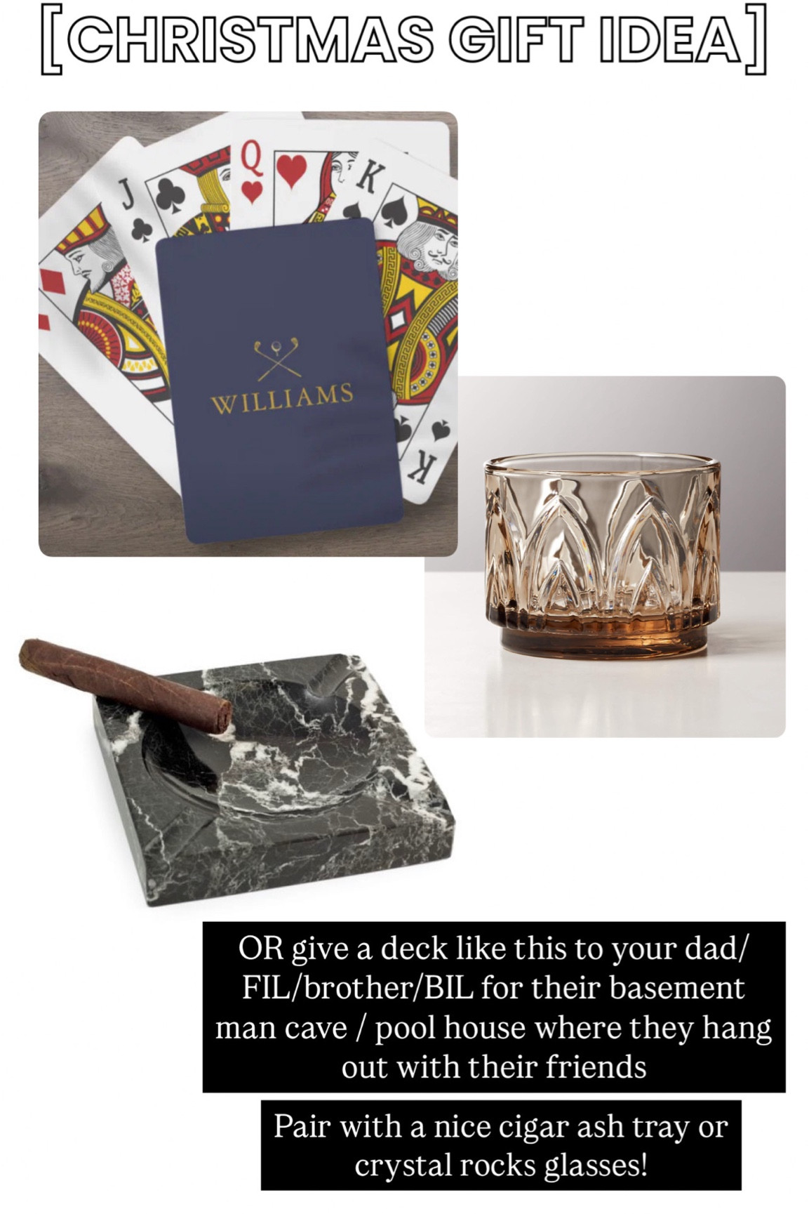 Give a deck like this to your dad/FIL/brother/BIL for their basement man cave / pool house where they hang out with their friends

#LTKGiftGuide