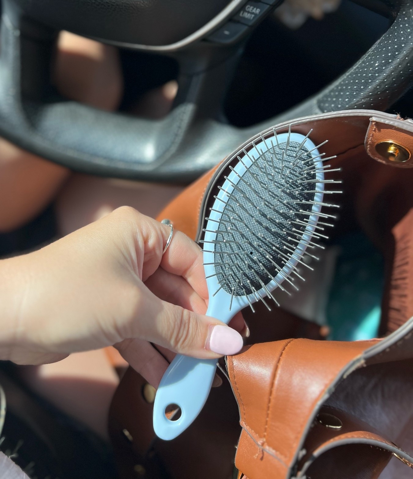 My baby🫶🏼 
My favorite brush but MINI for my purse. She’ll be your new fav for on-the-go🙌🏼
 Thank me later💁🏼‍♀️

#LTKBeauty #LTKdayinmylife #LTKgrwm