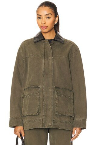 ANINE BING Sean Jacket in Army Green from Revolve.com | Revolve Clothing (Global)