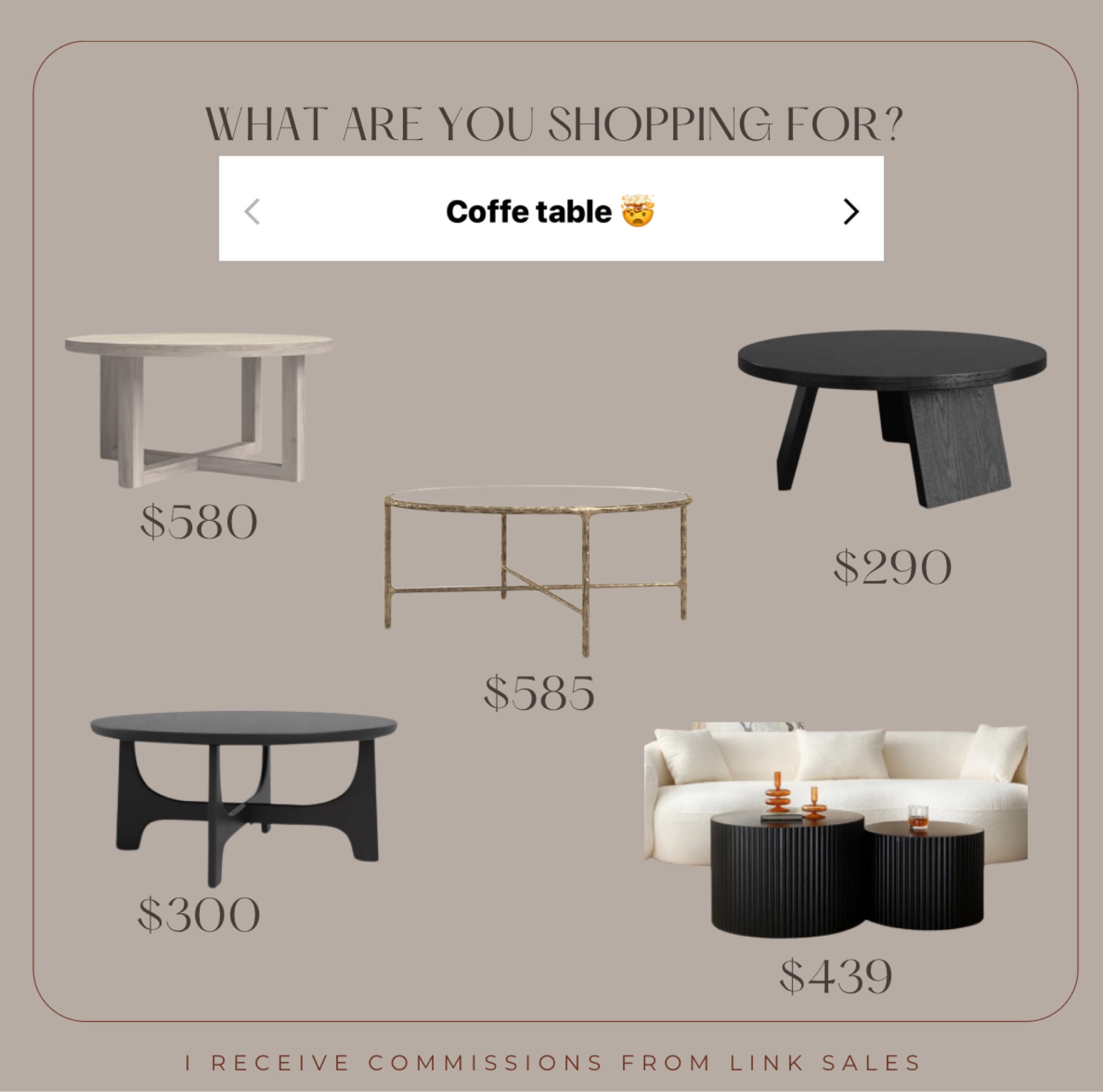 Coffee tables round 

#LTKhome #LTKfamily