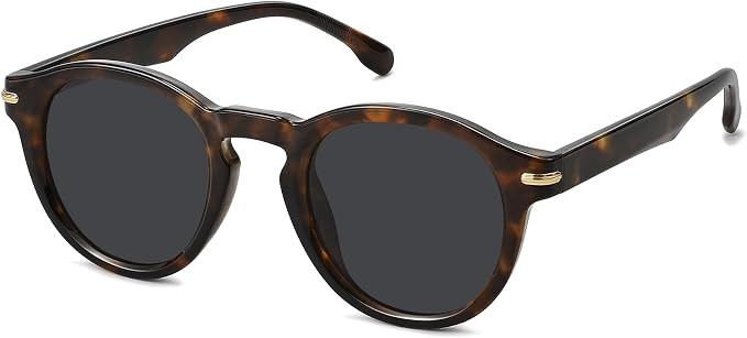 Trendy Retro Round Sunglasses for Women Vintage Circle Glasses | UV400 Protection Shades,Daily We... | Amazon (US)