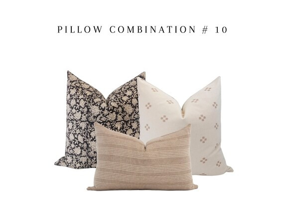 Pillow Combination  10  Neutral Pillow Covers Modern | Etsy | Etsy (US)