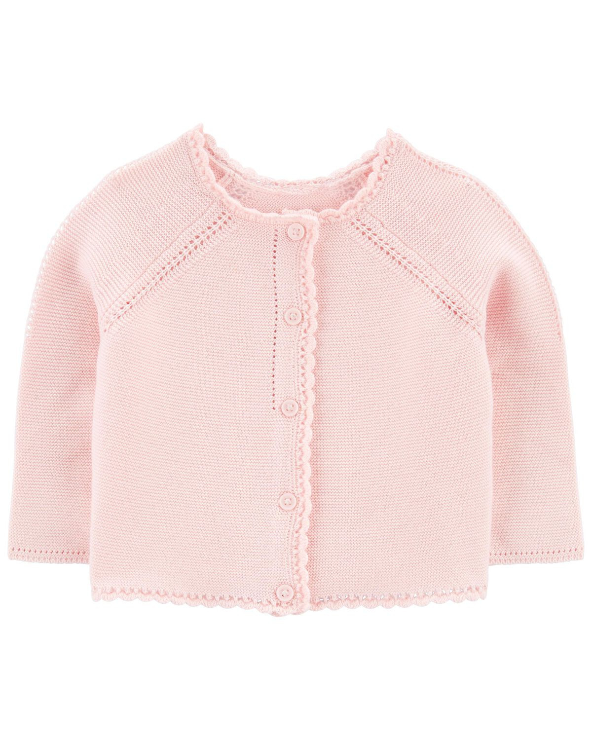 Baby Scalloped Sweater Knit Cardigan | Carter's