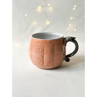 Large Pumpkin Mug, Halloween Ceramic Coffee Mug, Cup, Hand Painted Harvest Cozy Tea Hot Cider | Etsy (UK)