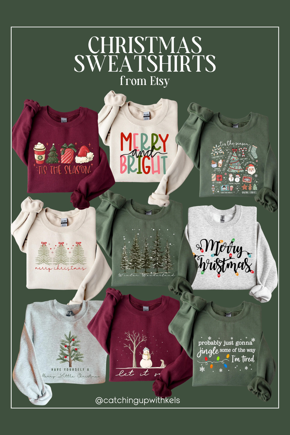 Cozy Christmas sweatshirt season! Rounded up all my Etsy sweatshirt favorites this holiday season!  

 #LTKGiftGuide #LTKHoliday #LTKootd