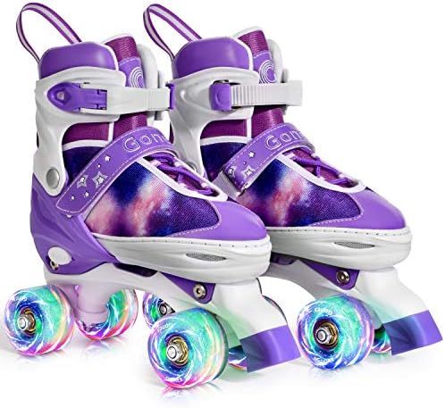 Gonex Roller Skates for Girls Kids Boys Women with Light up Wheels and Adjustable Sizes for Indoo... | Amazon (US)
