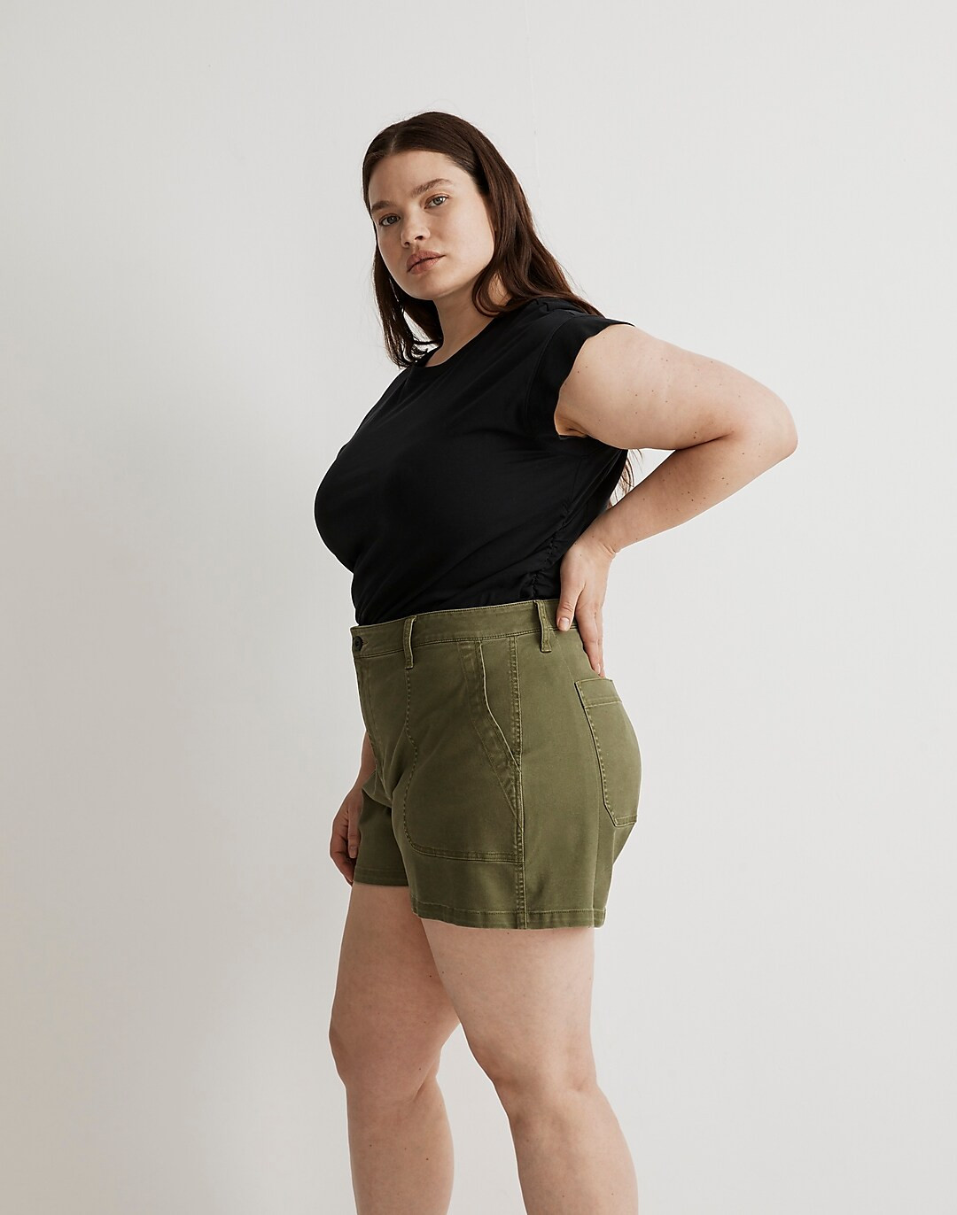 The Plus Curvy Perfect Fatigue Short | Madewell