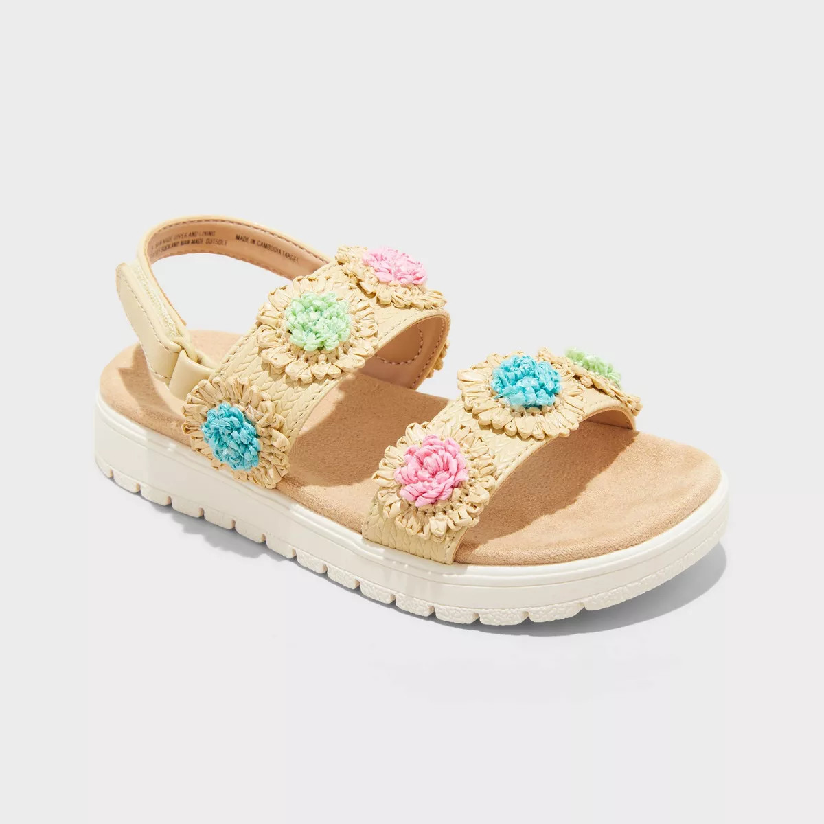 Toddler Lana Footbed Sandals - Cat & Jack™ 11T | Target
